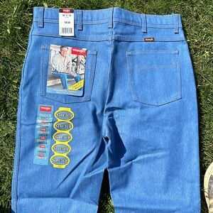 🔥NOSWT🔥Wrangler Hero Stretch Classic Denim Y2K Jeans Flex-Fit Waist 38X29 USA